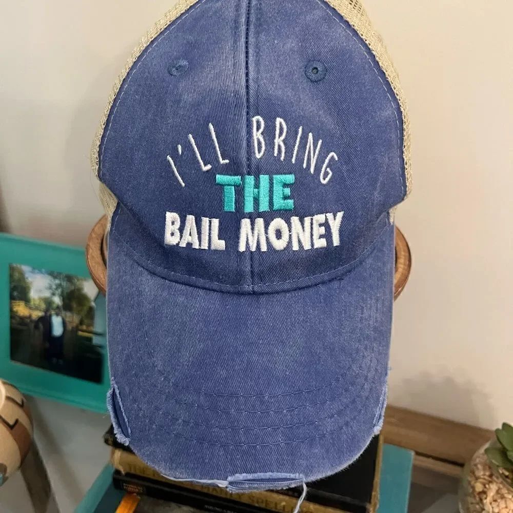I’ll Bring The Bail Money Funny deconstructed unisex SnapBack.